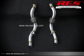 All SS304 / Decat Downpipe